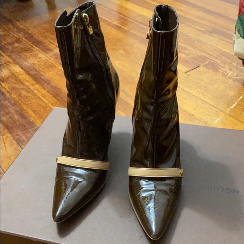 Authentic Louis Vuitton monogram boots